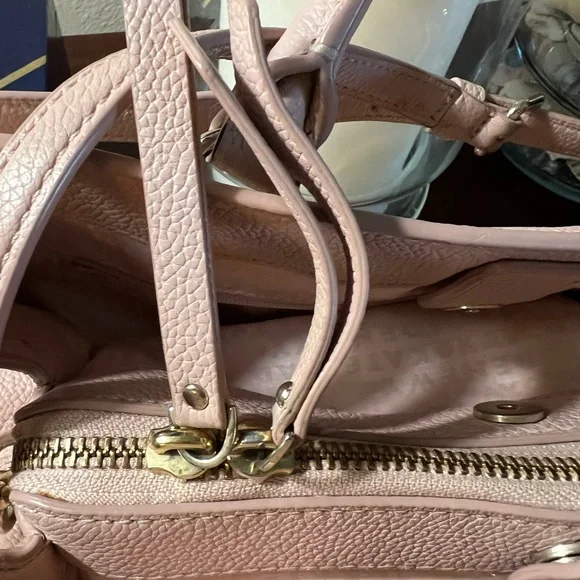 Kate Spade Larchmont Avenue Blush Evangeline Satchel Bag - Picture 10 of 14